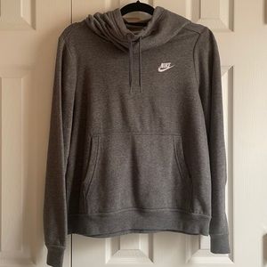Cowl neck hoodie